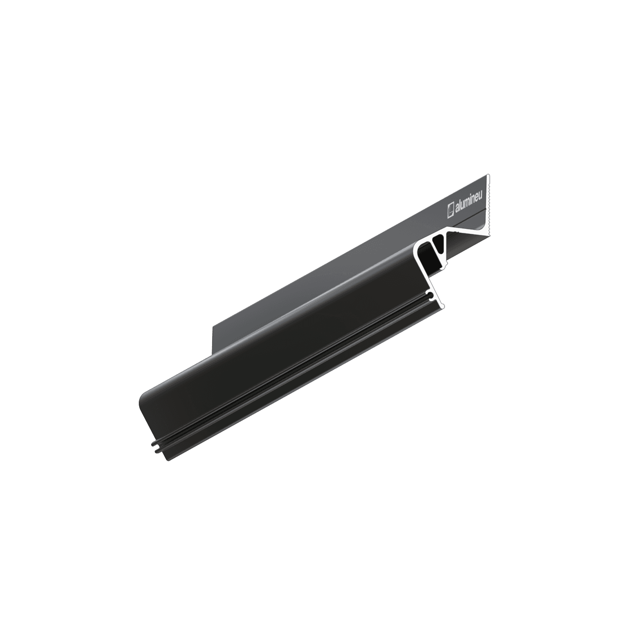 FLOATIA X302 LED-schaduwvoegprofiel voor spanplafonds, Onbehandeld