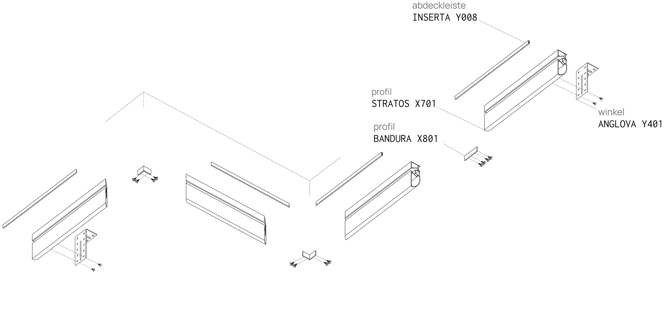 Montageschema STRATOS X701