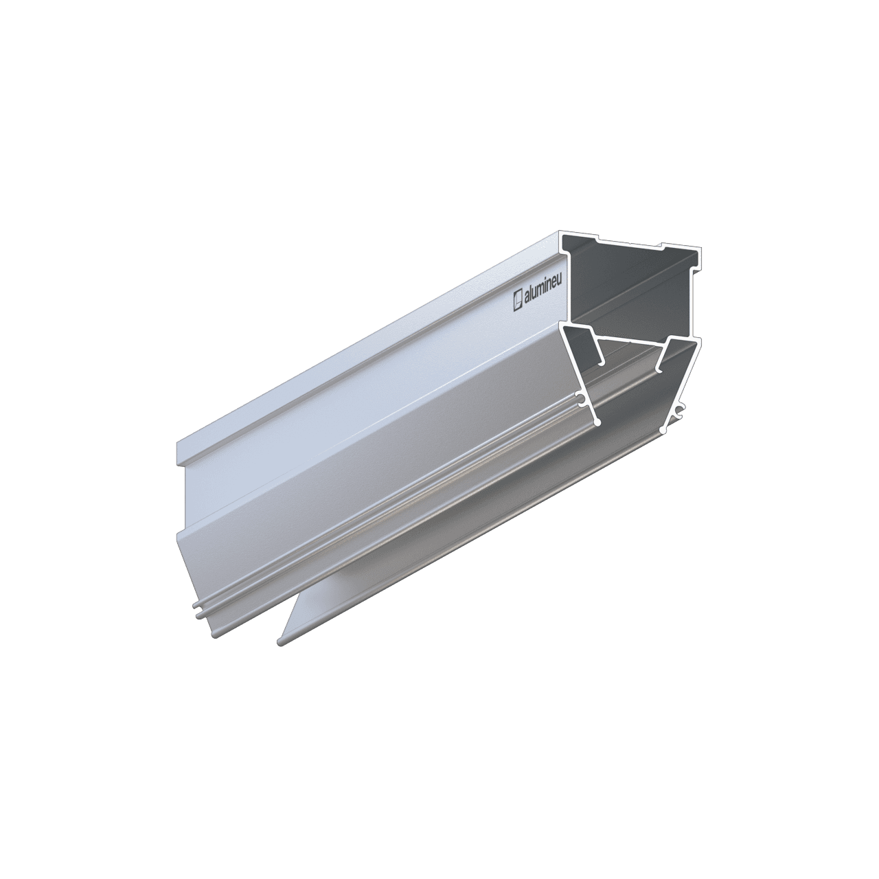 LIGHTRA X015 lichtlijnprofiel voor spanplafonds, Onbehandeld