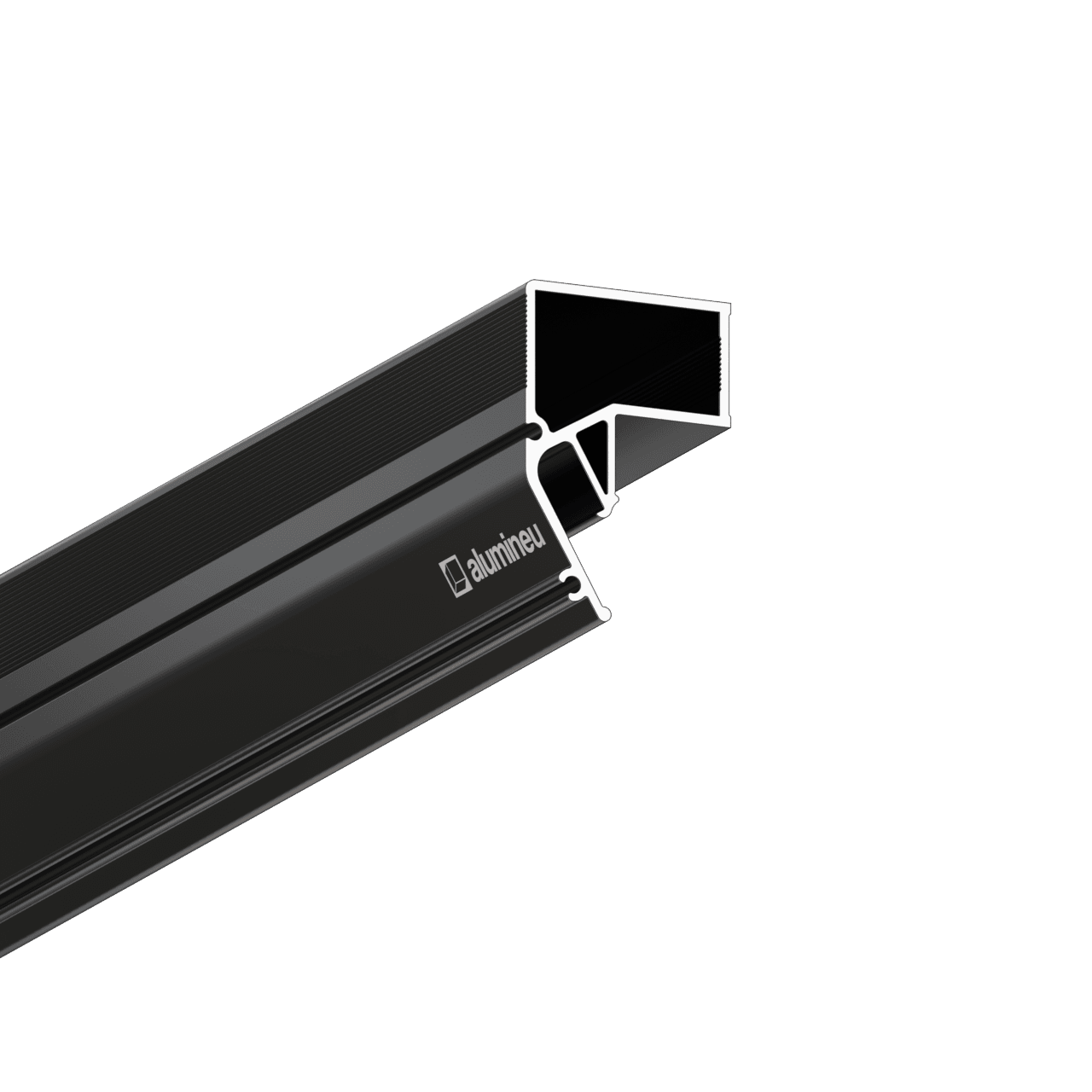 Close-up FLOATIA X303, LED-schaduwvoegprofiel, Onbehandeld, 15 mm