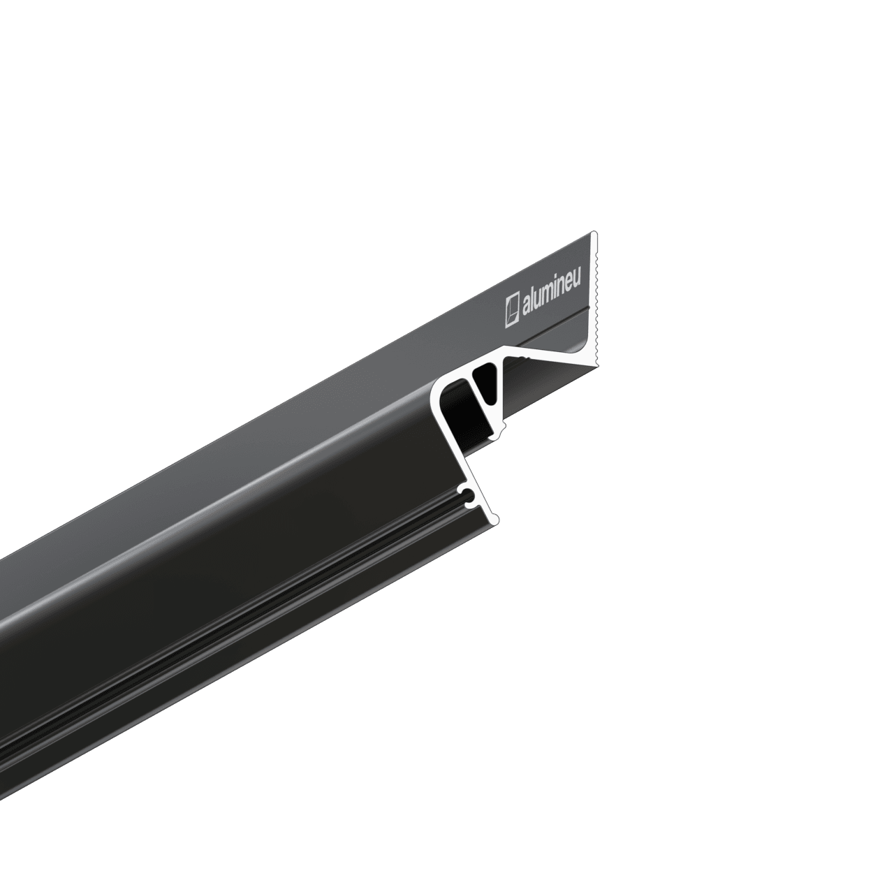 Close-up FLOATIA X302, LED-schaduwvoegprofiel, Onbehandeld, 15 mm