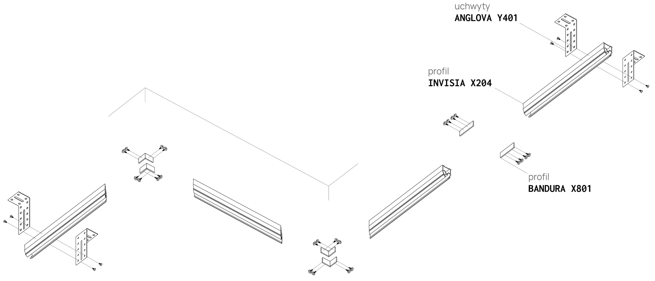 Montageschema INVISIA X204
