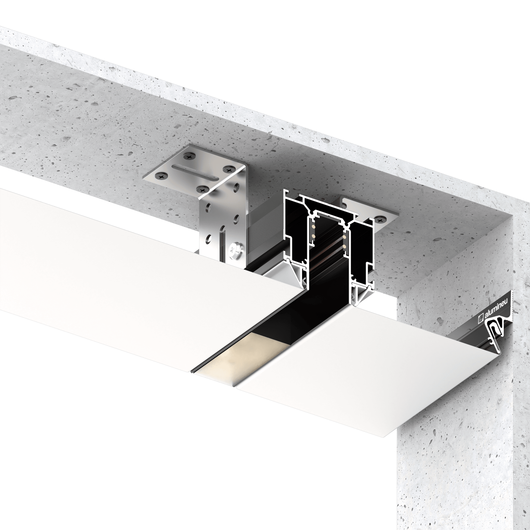 Montage VOLTIVA Z501 in een spanplafond