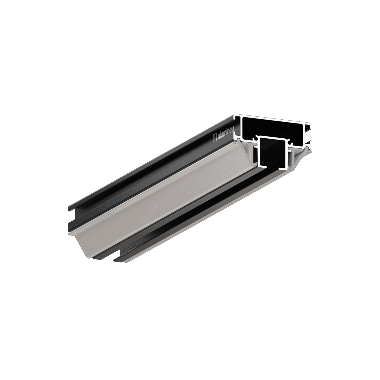 TISSURE Z401 gordijnprofiel voor spanplafonds, Wit mat