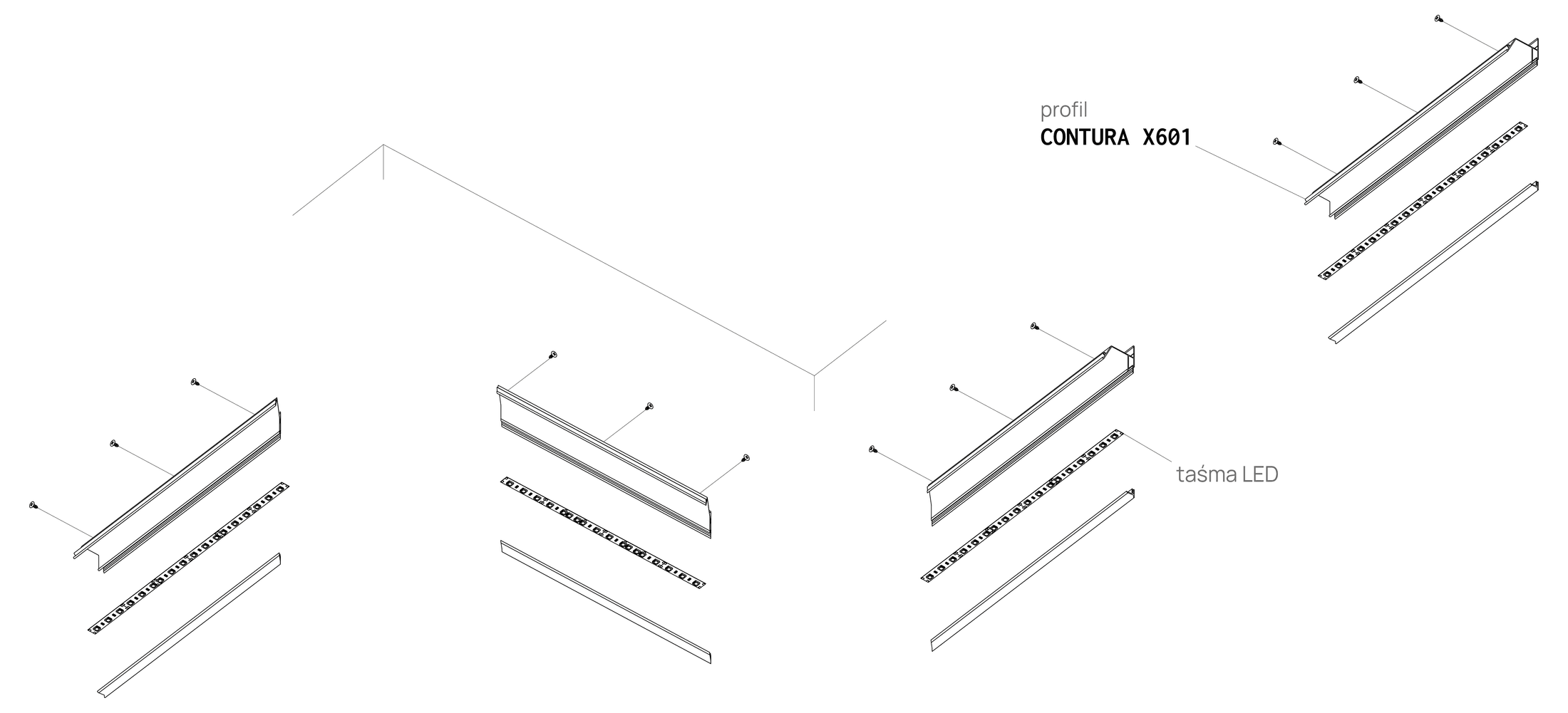 Montageschema CONTURA X601