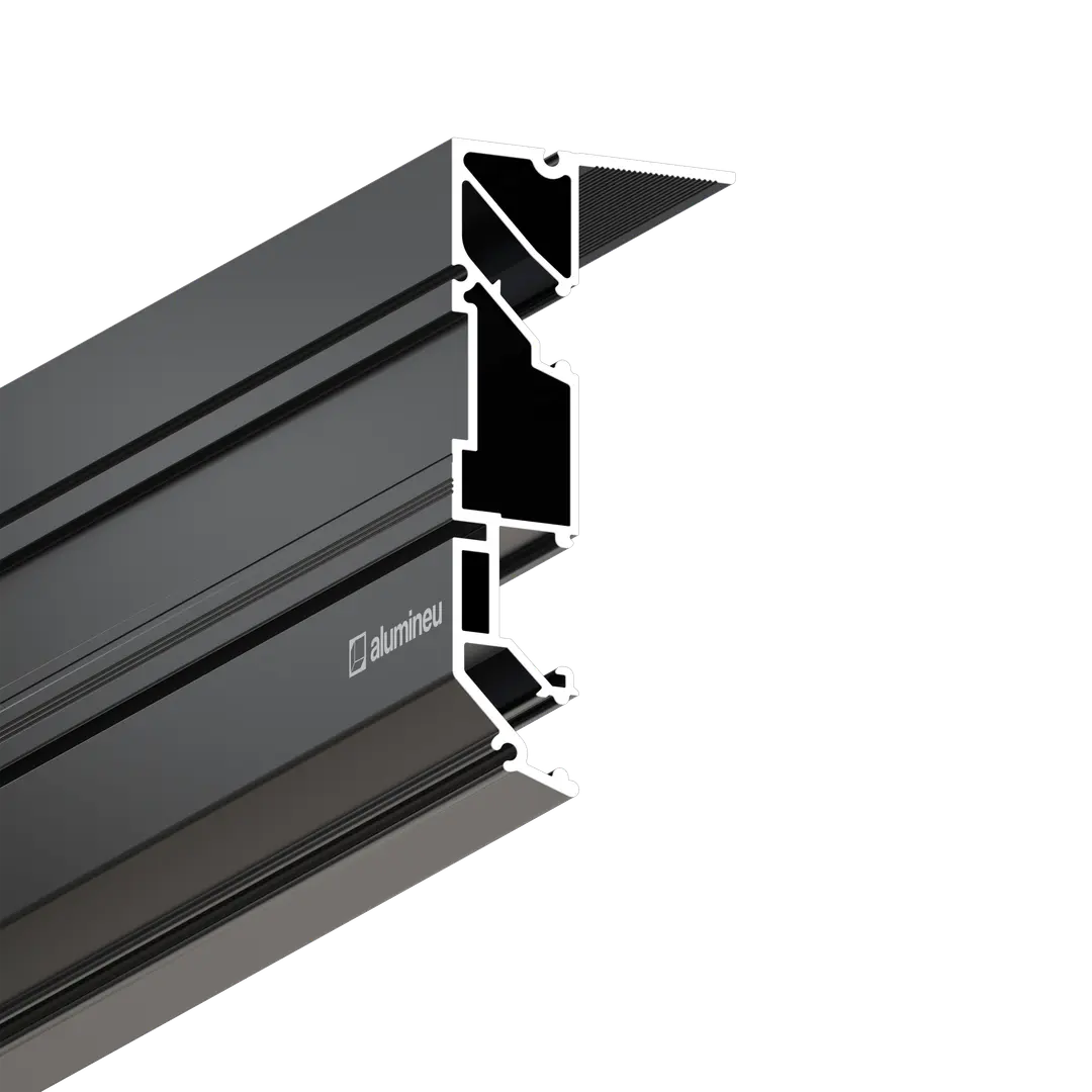 Profiel STRATOS X706, Zwart mat, close-up