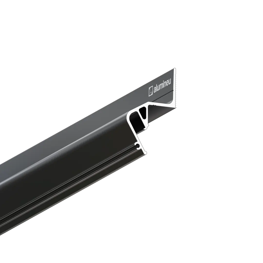 Profiel FLOATIA X302, Zwart mat, close-up