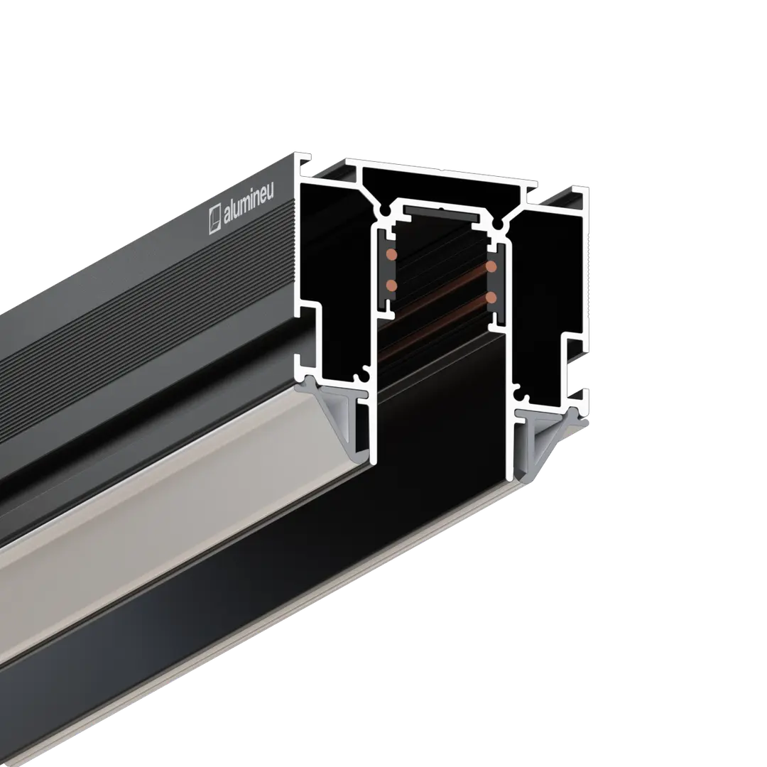 Profiel VOLTIVA Z501, Zwart mat, close-up