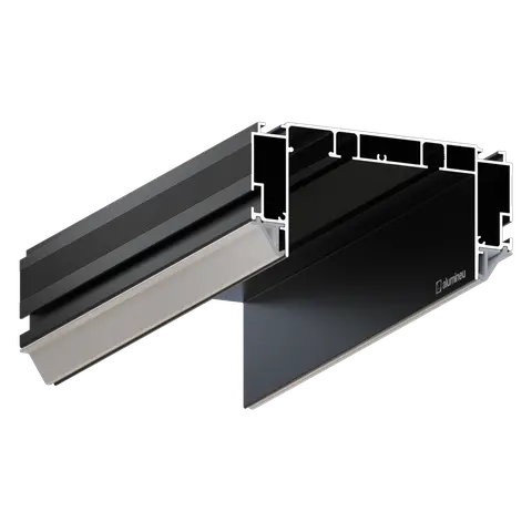 Profiel TISSURE Z405 voor spanplafonds, Zwart mat