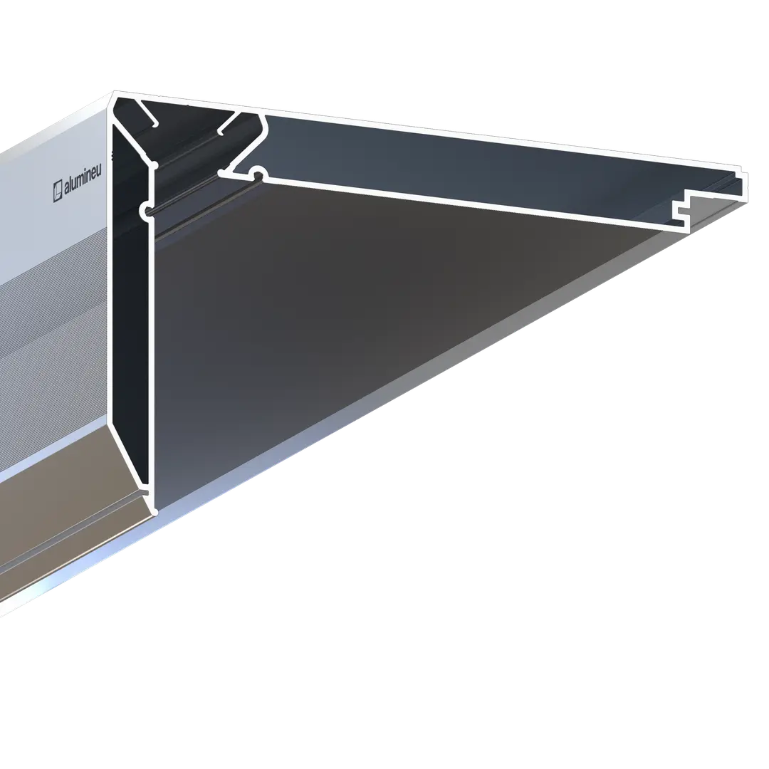 Profiel CURTINA X409, Onbehandeld, close-up
